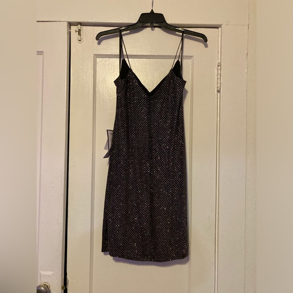 B DARLIN Glitter-knit Bodycon Dress NWT - Picture 4 of 9
